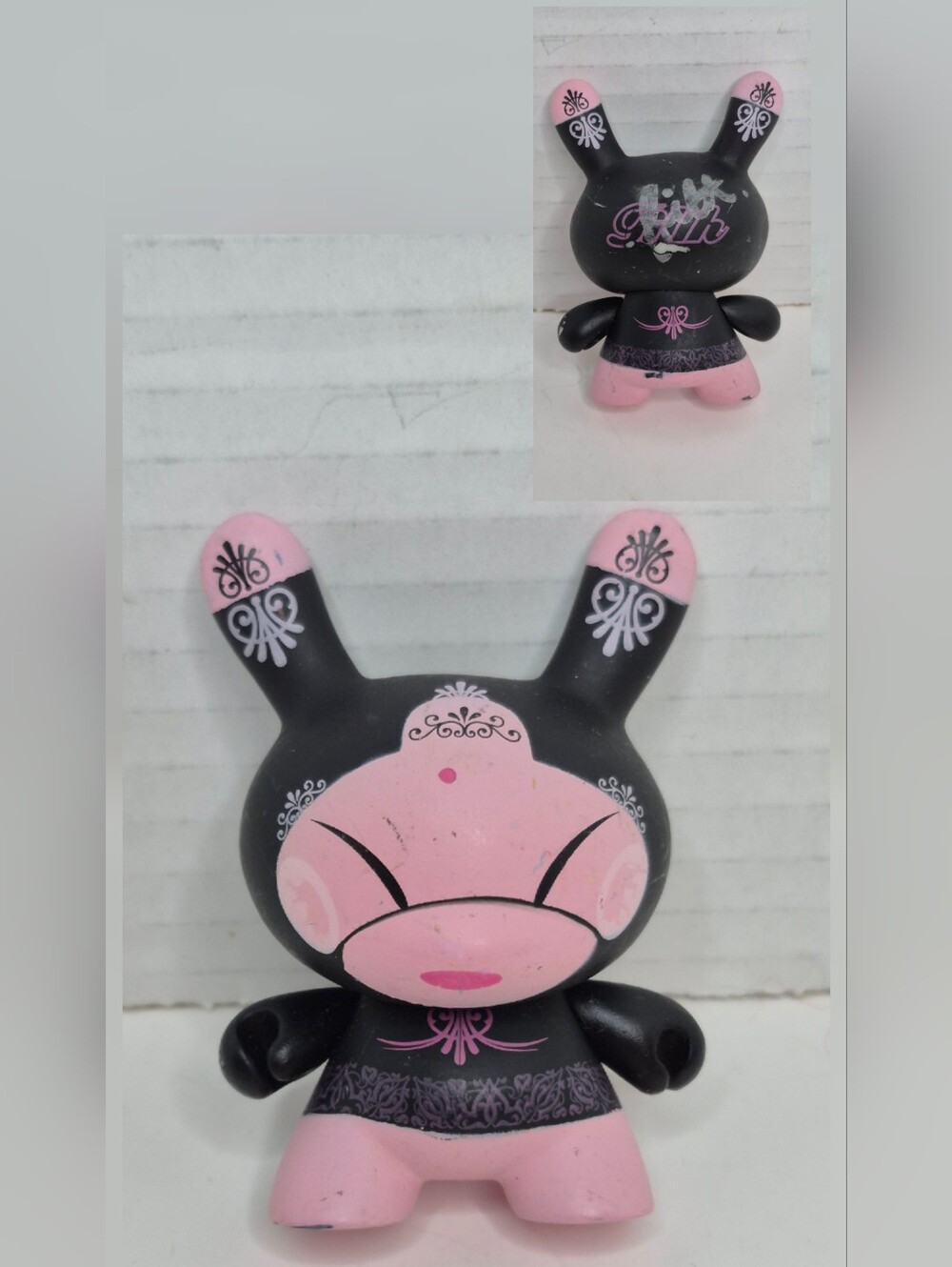 Kidrobot Dunny Designed and Signed by Artist Filth Series 2 Vintage 2005 RARE